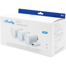 Shelly Shelly_B_TRV_3 Shelly 3x Blu Smart Thermostat Valve Wi-Fi &amp; BLE