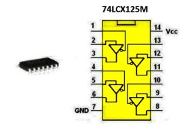 Układ scalony 74LCX125M