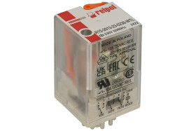 Przekaźnik; elektromagnetyczny przemysłowy; R15-2013-23-5230 WTL; 230V; AC; 3 styki przełączne; 10A; do gniazda; Relpol; RoHS