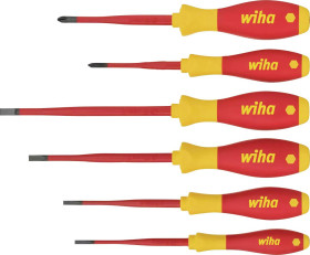 Zestaw wkrętaków Wiha SoftFinish electric slimFix 35389, płaski, krzyżakowy Phillips, VDE, 6 szt.