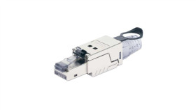 Wtyk Modularny Rj45 Cat6a 10G Beznarzędziowy, Ekranowany