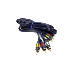 Kabel 3xRCA 15m HQ Łezka VITALCO