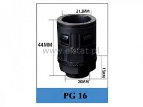 Dławnica kablowa PG16 do peszla o średnicy 21,1mm
