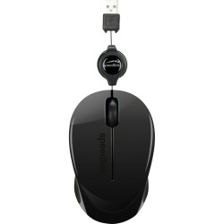 SpeedLink SL-610012-BK Mouse USB Optical Black 3 Buttons 1200 dpi Cord winder