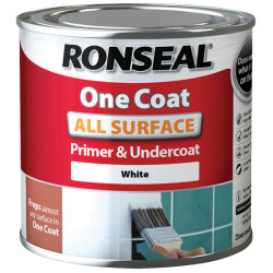 Ronseal 36999 One Coat All Surface Primer &amp; Undercoat Interior White 750ml