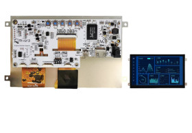 Wyświetlacz LCD TFT 7cal TFT 1024 x 600pikseli HDMI I/F Tak Riverdi