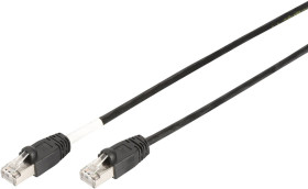 Zewnętrzny kabel połączeniowy DIGITUS Professional CAT 6 S-FTP, AWG 27/7, skrętka, 3 m długości, czarny