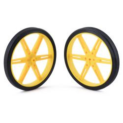 Pololu Wheel 80x10mm Pair - Yellow