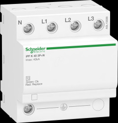 A9L15688 Surge arrester iPF K 40, type 2, 3P+N, Imax 40 kA, In 15 kA