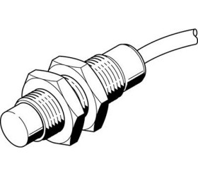 Czujnik zbliżeniowy M18 Indukcyjny 1.2 mm Festo 10 → 30 V Gwintowany