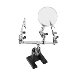 &quot;Trzecia ręka&quot; - Uchwyt pomocniczy z lupą i chwytakami