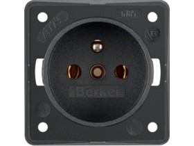 Integro Flow Gniazdo z uziemieniem antracyt 961852505 HAGER