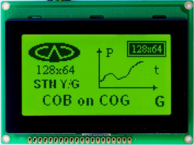 LCD-AG-128064G-YHY Y/G-E6