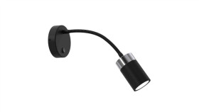 Kinkiet Flex Joker Black Chrome 1Xgu10 Mlp8534 Milagro