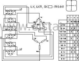 Wyłącznik 16A, 3tory ( 0-1-2-3 ) obudowa zamów.