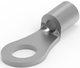 Uninsulated ring cable lug, 0.3-1.42 mm², AWG 22 to 16, 3.68 mm, M3.5, 51873-1