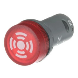 Brzęczyk 22mm 80dB 110-130V AC z diodą LED czerwona CB1-611R 1SFA619600R6111 /10szt./