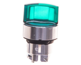 Napęd przełącznika 3 połóżeniowy zielony z samopowrotem z prawej do środka ZB4BK1833