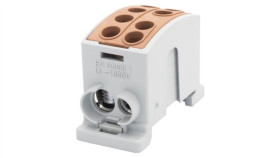 Zacisk Hlk 125A-2 (1X35,1X25 / 1X35,1X25) Al/Cu - Brązowy