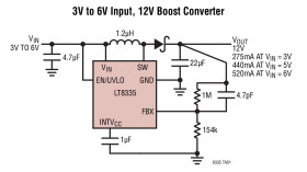 Low IBoost/SEPIC/ Inverting Converter with 2A, 28V Switch