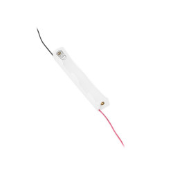 KOSZYK POJEMNIK BATERII 2x AA R6 PIONOWY z PRZEWODEM BIAŁY