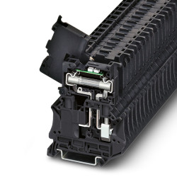 Złączka szynowa bezpiecznikowa Phoenix Contact poziomy: Pojedynczy 8AWG UT 6 - HESILA 10A