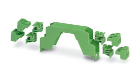 Obudowa urządzeń elektronicznych 17.6mm 4 nagłówki PCB i 4 bloki zacisków PCB, górna część obudowy 17.6 x 99 x 45.85mm