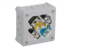 Puszka Natynkowa Z Zaciskami 12 Wlotów Viplast Vp-41 Szara Ip55 98X98x42mm...