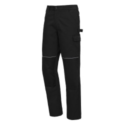 Unisex, kolor: Czarny, materiał: Poliester, NITRAS SAFETY 40cal 102cm