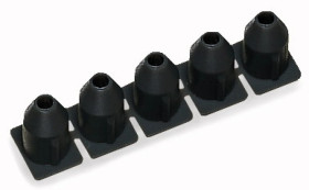 Blokada izolacji 0,75-1,5mm2 ciemnoszara 281-472 /25szt./