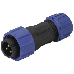 Weipu SP1312/S SP13 Bullet Connector Socket 3-Pin Built-In UV Resistant