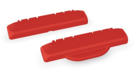 Hinge, PC, (L x W x H) 19.5 x 125 x 34.4 mm, red, for B 1413../B 1813../B 2213.., 96910200