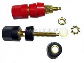 Gniazdo laboratoryjne M8 czarne 2405