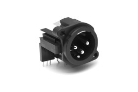 Złącze XLR 3 -pinowe Przewlekany Męski