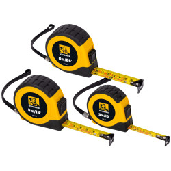 Roughneck 43-100 E-Z Read&#xAE; Tape Measure Set, 3 Piece