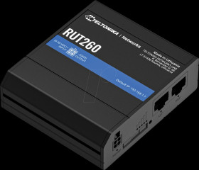 RUT260 Industrial LTE Cat 6 Router, Wi-Fi, 4G / 3G