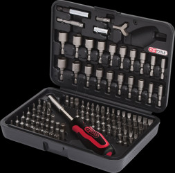 911.2085 1/4" bit set, 122 pieces