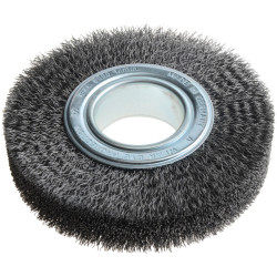 Lessmann 345.163 Wheel Brush D150mm x W30-32 x 50 Bore Set 3 Steel Wire 0.30