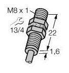 Turck Czujnik indukcyjny podtynkowy NAMUR BI1,5-EG08K-Y1