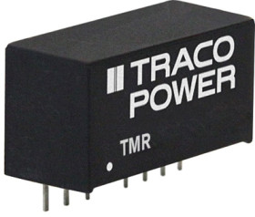 DC converter, 18-36 VDC, 2 W, 2 outputs, ±5 VDC, 80 % efficiency, TMR 2421