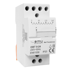 230V / 8 / 12 / 24 V Transformator dzwonkowy na szynę XBS-CST XBS OMU SYSTEM OBT 230