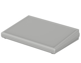 Obudowa ukośna, 195 x 275 x 48mm, ABS, kolor: Jasnoszary, Bopla Futura