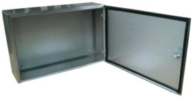 Szafka ścienna rozdzielcza, materiał: Stal nierdzewna typu 304, IP66, 480 x 360 x 150mm, RS PRO