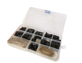 ZESTAW 620szt ZŁĄCZ CZARNYCH BLS BLD OBUDOWY + PINY WTYK GNIAZDO 2,54mm