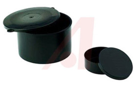 Pojemnik ESD, 97 (Dia.) x 119mm, materiał: Velostat, SCS