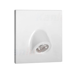 Oprawa przyschodowa LED kwadratowa MEFIS LED W-NW 0,7W 12 DC 35lm kl.III IP20 barwa neutralna 4000K biały 32495