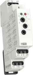 Timer Relay Montaż na szynie DIN 12 → 240V ac/dc SPDT 1-stykowy RS PRO 0.1 s → 10dni 10 funkcyjny