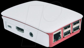 TZT 241 AAA-01 Raspberry Pi 3 housing, raspberry/white