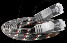 PKW-TOUGH-STP-K6 0.5 Cat.6 SLIM tough cable, F/FTP, 0,5 m, grey