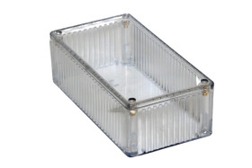 Obudowa ogólnego użytku Poliwęglan szerokość zew. 81 mm długość zew. 150 mm wys. zew. 46 mm Hammond IP54